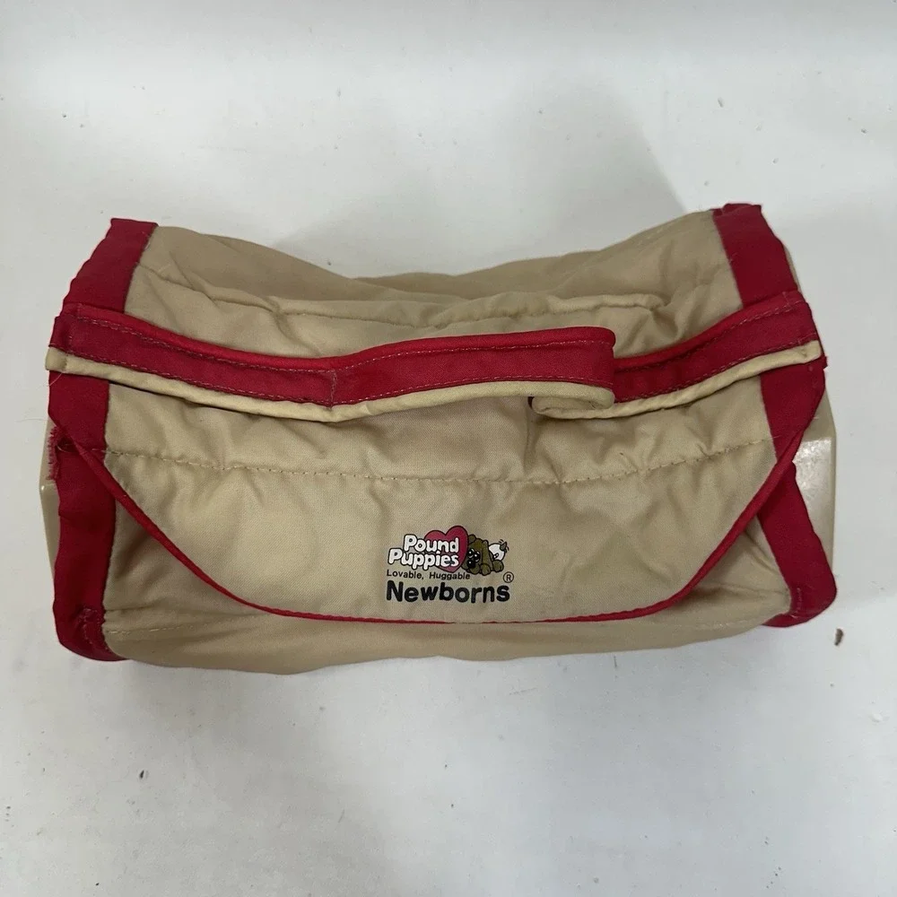 Vintage 1986‎ Pound Puppies Newborn Carrying Case Carrier